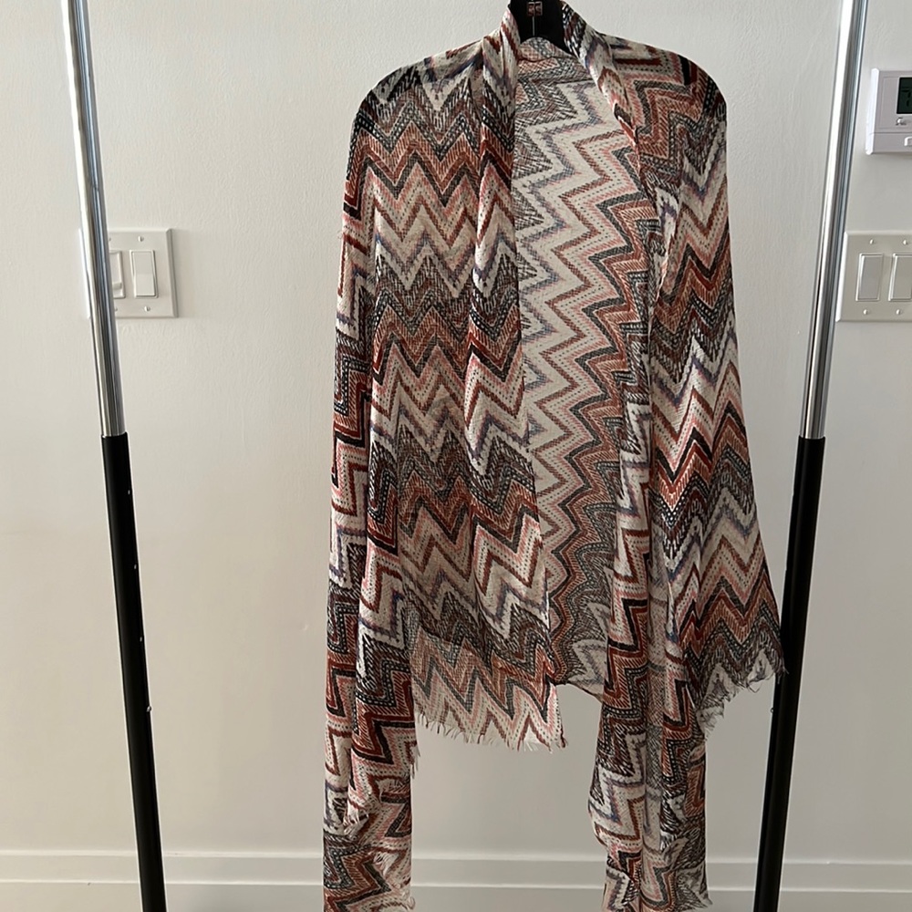 Missoni inspired wrap scarf . New with tags